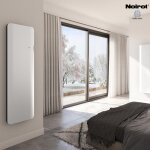 Radiateur fonte noirot dook 1500w vertical blanc connect nen3375tcec