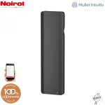Radiateur fonte noirot dook 2000w vertical gris anthracite connect nen3377tchs