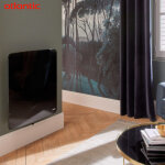 Radiateur fonte verali 1900w horizontal noir brillant - atlantic 507661 Radiateur fonte verali 1900w horizontal noir brillant - atlantic 507661