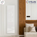 Radiateur  inertie campaver nativ vertical 1000w lys blanc - intuis signature k161213