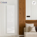 Radiateur  inertie campaver nativ vertical 1500w lys blanc - intuis signature k161215
