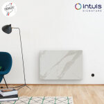 Radiateur À inertie keramos nativ horizontal 1000w marbre blanc - intuis signature k164113 Radiateur À inertie keramos nativ horizontal 1000w marbre blanc - intuis signature k164113