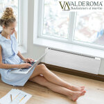 Radiateur  inertie plintho natura blanc valderoma 2000w plinthe nb2000p