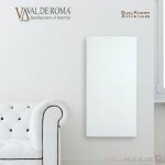 Radiateur  inertie wifi blanc cachemire 800w vertical - valderoma bc08vew
