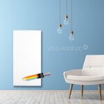 Radiateur  inertie wifi blanc liberty 1300w vertical - valderoma bl13vew