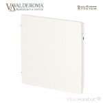 Radiateur  inertie wifi blanc quartz 1000w carr - valderoma bz1000w