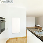 Radiateur  inertie wifi blanc quartz 1300w vertical - valderoma bz13vew
