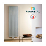 Radiateur vertical finimetal 1000w fluide caloporteur yali v 5118100p
