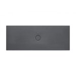 Receveur extra - plat en senceramic cratos avec vidage 1800x700x35 onyx - roca a3740l1640