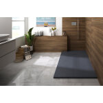 Receveur kinerock evo aspect minral anthr. 160x80 - kinedo rd9027a