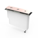 Réservoir pour robinetterie de rebord de baignoire or rose 24k - tres 20024501op Réservoir pour robinetterie de rebord de baignoire or rose 24k - tres 20024501op