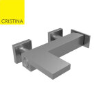 Robinet mitigeur bain douche tabula metal bross - cristina ondyna ta10777