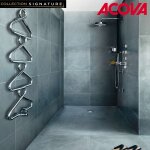 Sche - serviette acova archibald chrom eau chaude 233w archo - 120 - 050