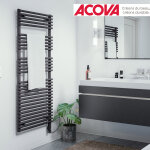 Sche - serviette acova cala symtrique ihc 500w noir tlnss050040eczfb