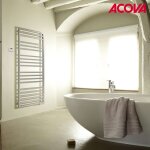 Sche - serviette acova - kadrane spa mixte chrome 371w / 300w - akaro - 150 - 045 / gf