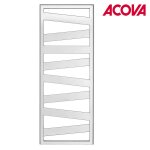 Sche - serviette acova kazeane eau chaude - chrom 261w - kzo - 100 - 050