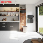 Sche - serviettes atlantic amarilis mt  droite noir 430w 862582