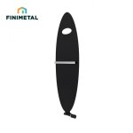 Sche - serviettes eau chaude ellipse 690w noir mat - finimetal ee05189016s0029