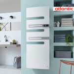 Sèche - serviettes Électrique atlantic 1750w (750w + 1000w) mât À droite serenis premium soufflant Sèche - serviettes Électrique atlantic 1750w (750w + 1000w) mât À droite serenis premium soufflant