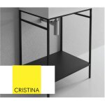 Structure metal pour cento 60 noir mat - cristina ondyna wce6013 Structure metal pour cento 60 noir mat - cristina ondyna wce6013