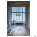 Suspensions led one double suspension led intrieur up / down noir led 55 w - slv 1004767
