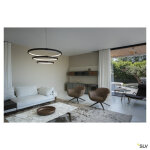 Suspensions led one triple suspension led intrieur noir led 64 w ip 20 - slv 1002913