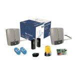 Systme complet fast70 en 24v pour portails battants jusqu' 2, 3m par vantail came u1855