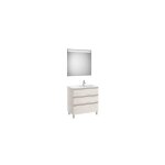 The gap pack 3t lav dte 800mm (unik + miroir) city oak - roca a851521402