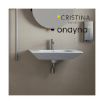 Vasque confort pmr 60x55 céramique blanc brillant - cristina ondyna ct605501 Vasque confort pmr 60x55 céramique blanc brillant - cristina ondyna ct605501