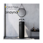 Vasque lave mains sur pied oke blackmat - cristina ondyna oke13 Vasque lave mains sur pied oke blackmat - cristina ondyna oke13
