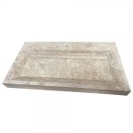 Vasque À poser en pierre de travertin - umt5 cristina ondyna Vasque À poser en pierre de travertin - umt5 cristina ondyna