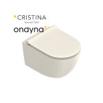 Wc suspendu tonalita 55x35 lin - cristina ondyna wcsf5530