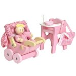 Accessoire maison de poupe 'set neurserie' le toy van - jouets en b