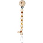 Accroche ttine bois & ambre jaune heimess - accessoire bb