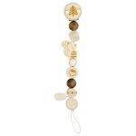 Attache sucette en bois naturel �cureuil heimess� - accessoire b�b�