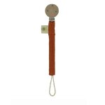 Attache sucette  clipser coton gots ocre apunt barcelona - a