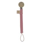 Attache sucette  clipser coton gots rose apunt barcelona - a