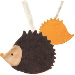 Attache sucette hrisson peppa - doudou bio & equitable