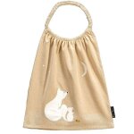 Bavoir  lastique coton bio renard et cureuil pahkina - repas bb