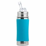 Biberon gourde �volutive inox � paille 325 ml pura� kiki - gourde en