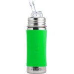 Biberon gourde �volutive inox � paille 325 ml pura� kiki - gourde en