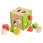Boite cube des formes everearth - jouets bois Boite cube des formes everearth - jouets bois