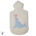 Bouillotte �peautre efie� broderie otarie - bouillotte efie