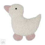 Bouillotte noyaux de cerises doudou efie canard ecru & rose 25 cm - Bouillotte noyaux de cerises doudou efie canard ecru & rose 25 cm -