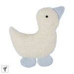 Bouillotte s�che ep�autre efie canard ecru & bleu ciel 25 cm - b