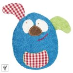 Bouillotte sèche Épeautre efie chien bleu 25 cm coton bio (kba) - b Bouillotte sèche Épeautre efie chien bleu 25 cm coton bio (kba) - b