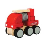 Camion de pompiers plantoys 18cm - jouet en bois Camion de pompiers plantoys 18cm - jouet en bois