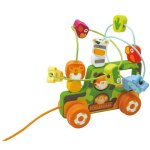 Camion safari labyrinthe africain sevi 1831 - jouets bois � tirer