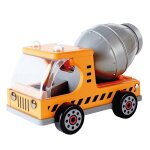 Camion toupie en bois hape - jouets de chantier en bois