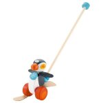 Canne � pousser pingouin sevi - jouets en bois
